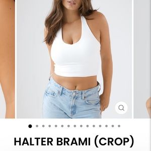 Klassy Network Halter Brami Crop
